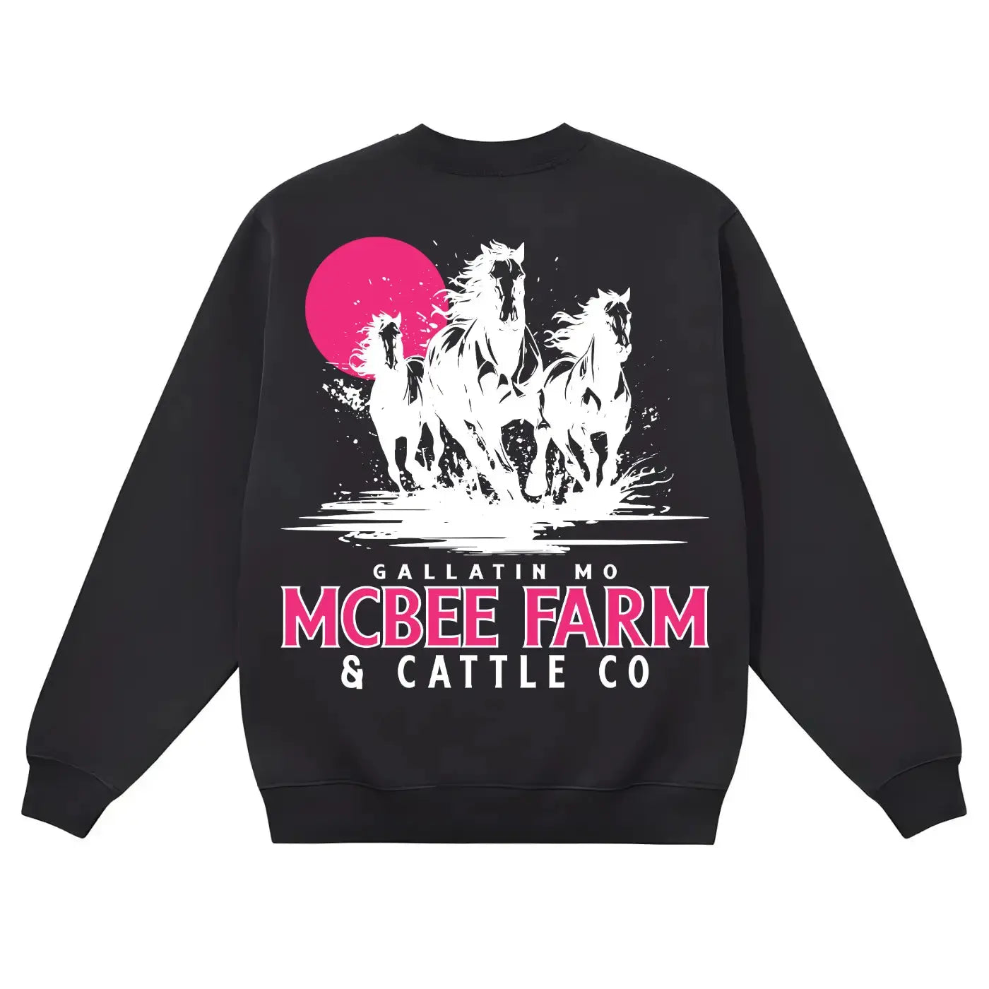 Run Free Vintage Crewneck McBee Farm & Cattle Co