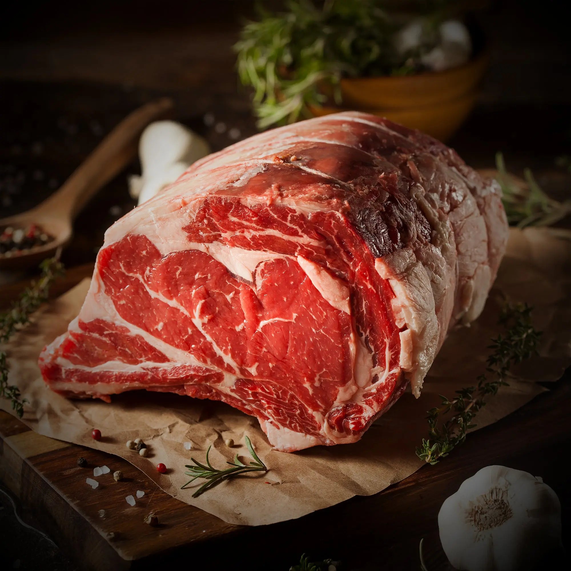 McBee Signature Bone-In Prime Rib Roast McBee Farm & Cattle Co