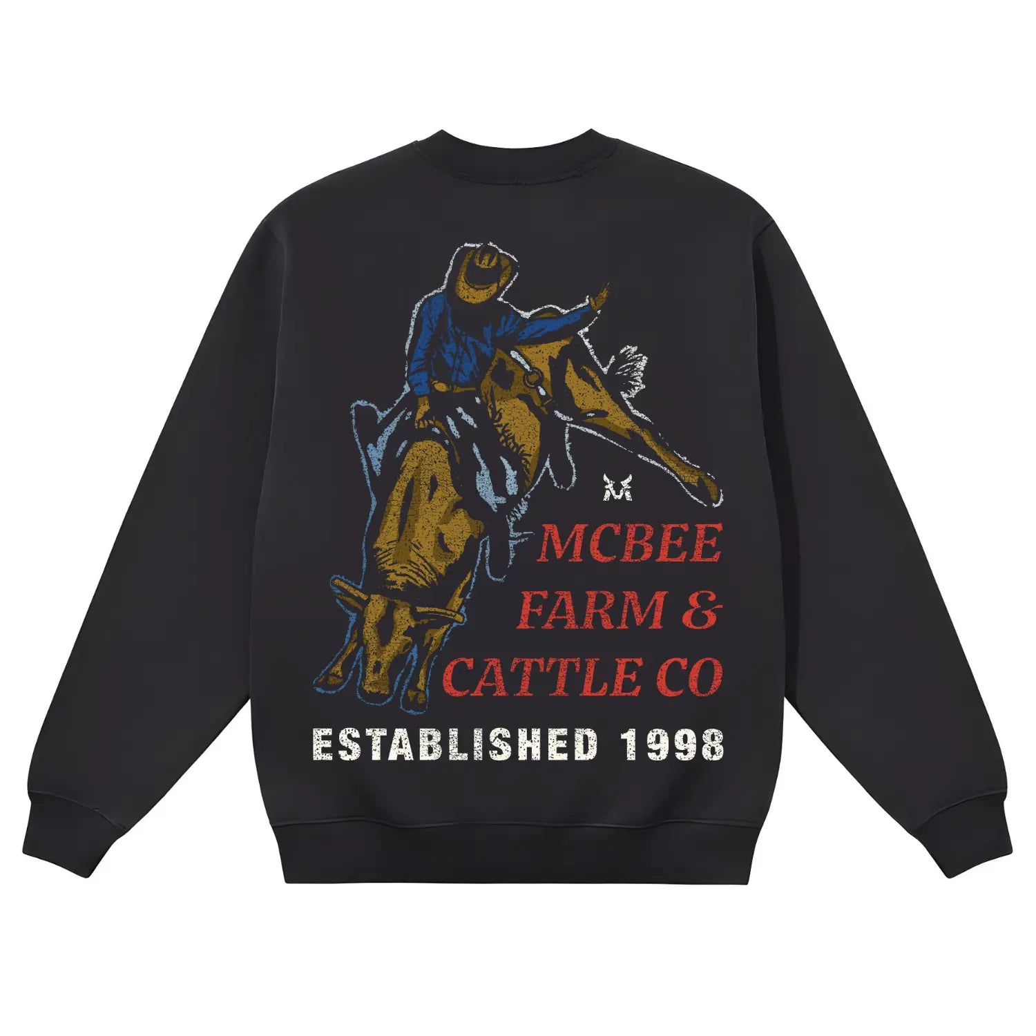 8 Second Ride Crewneck McBee Farm & Cattle Co