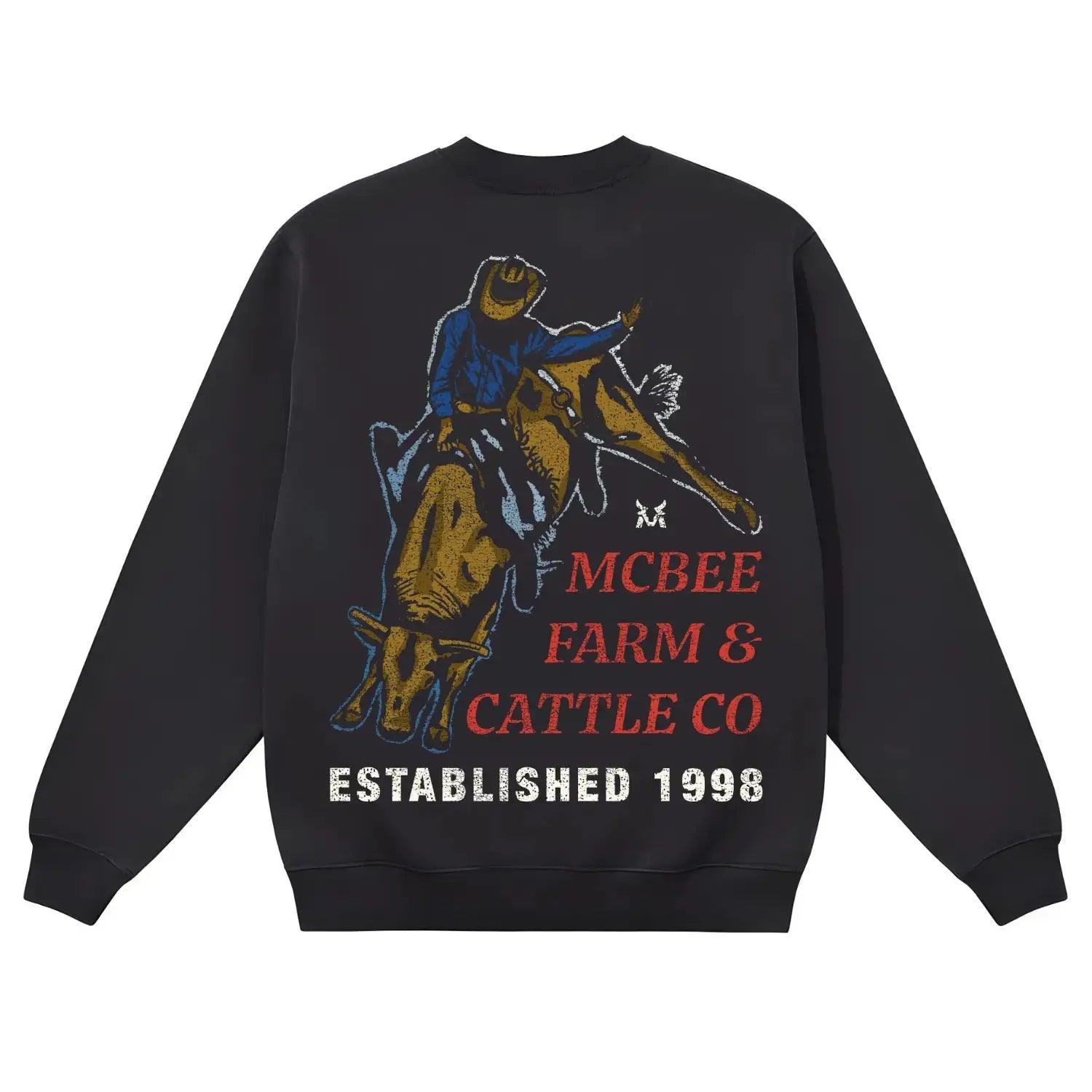 8 Second Ride Crewneck McBee Farm & Cattle Co