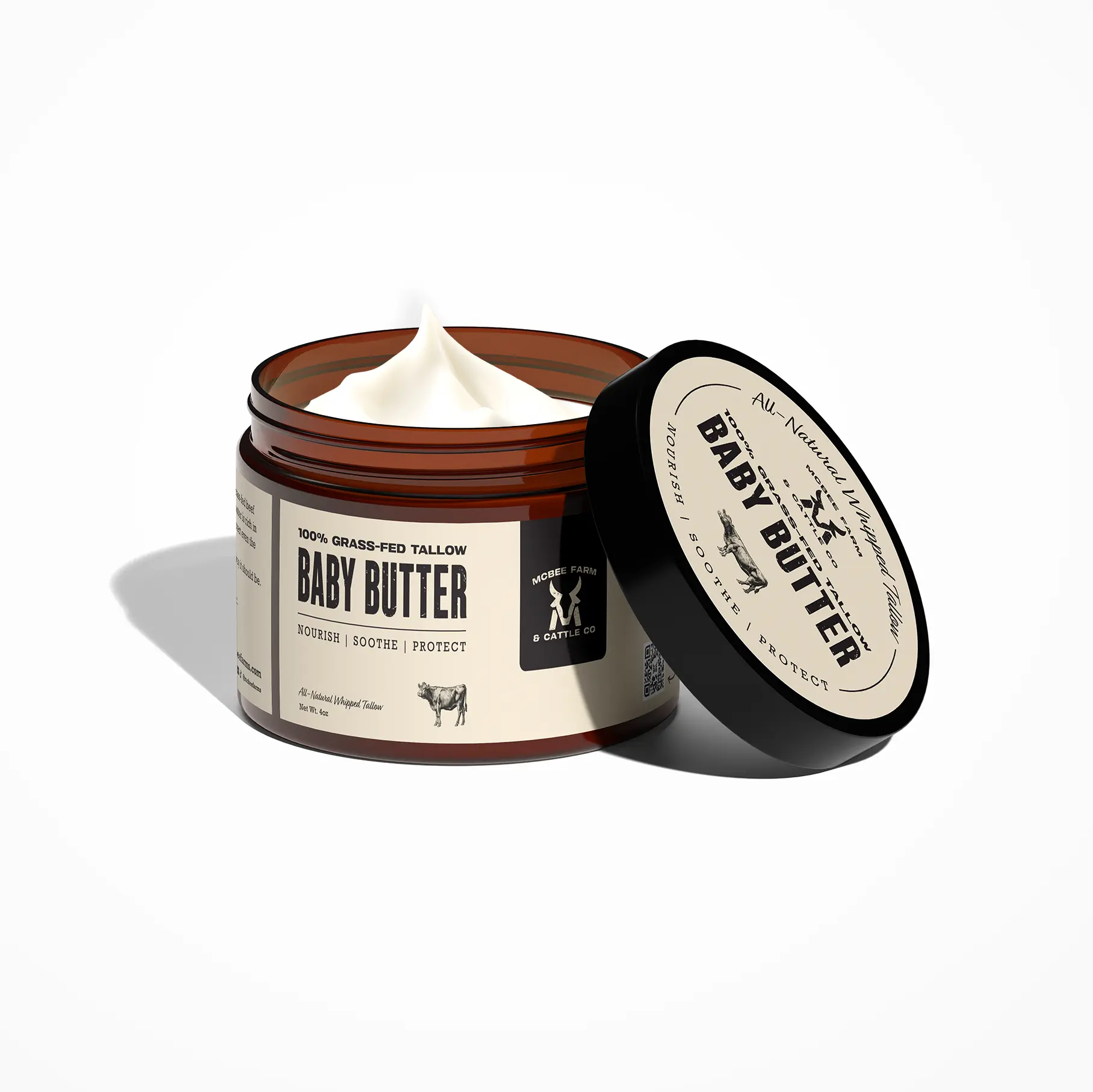 Whipped Tallow Baby Butter McBee Farm & Cattle Co