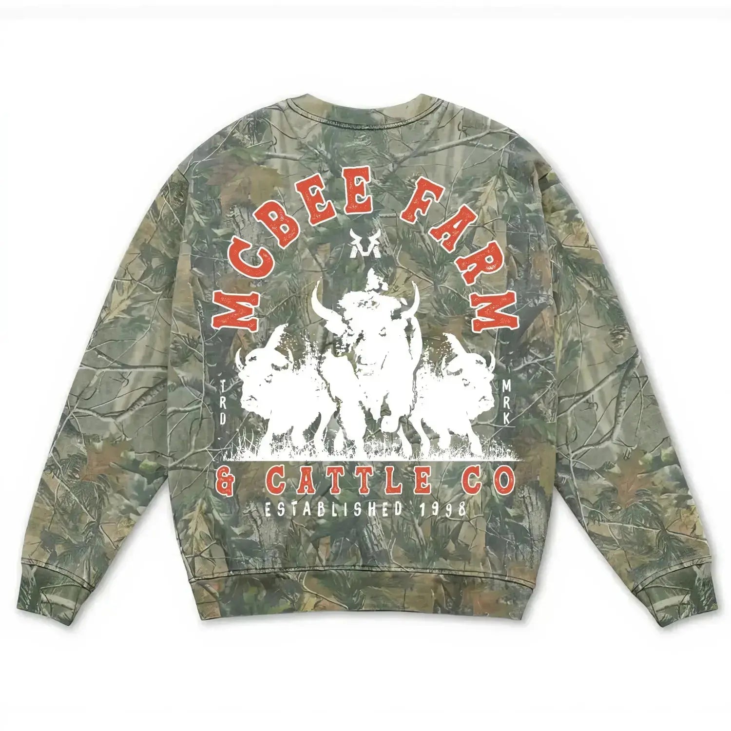 Stampede Camo Crewneck McBee Farm & Cattle Co