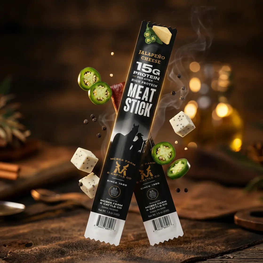 High Protein Meat Sticks (Single Count) McBee Farm & Cattle Co