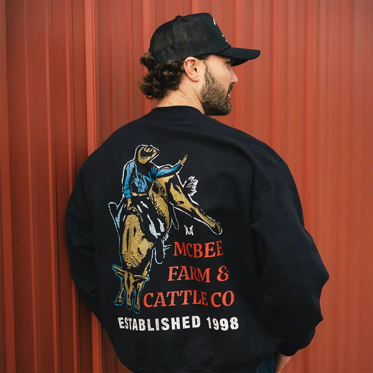 8 Second Ride Crewneck McBee Farm & Cattle Co