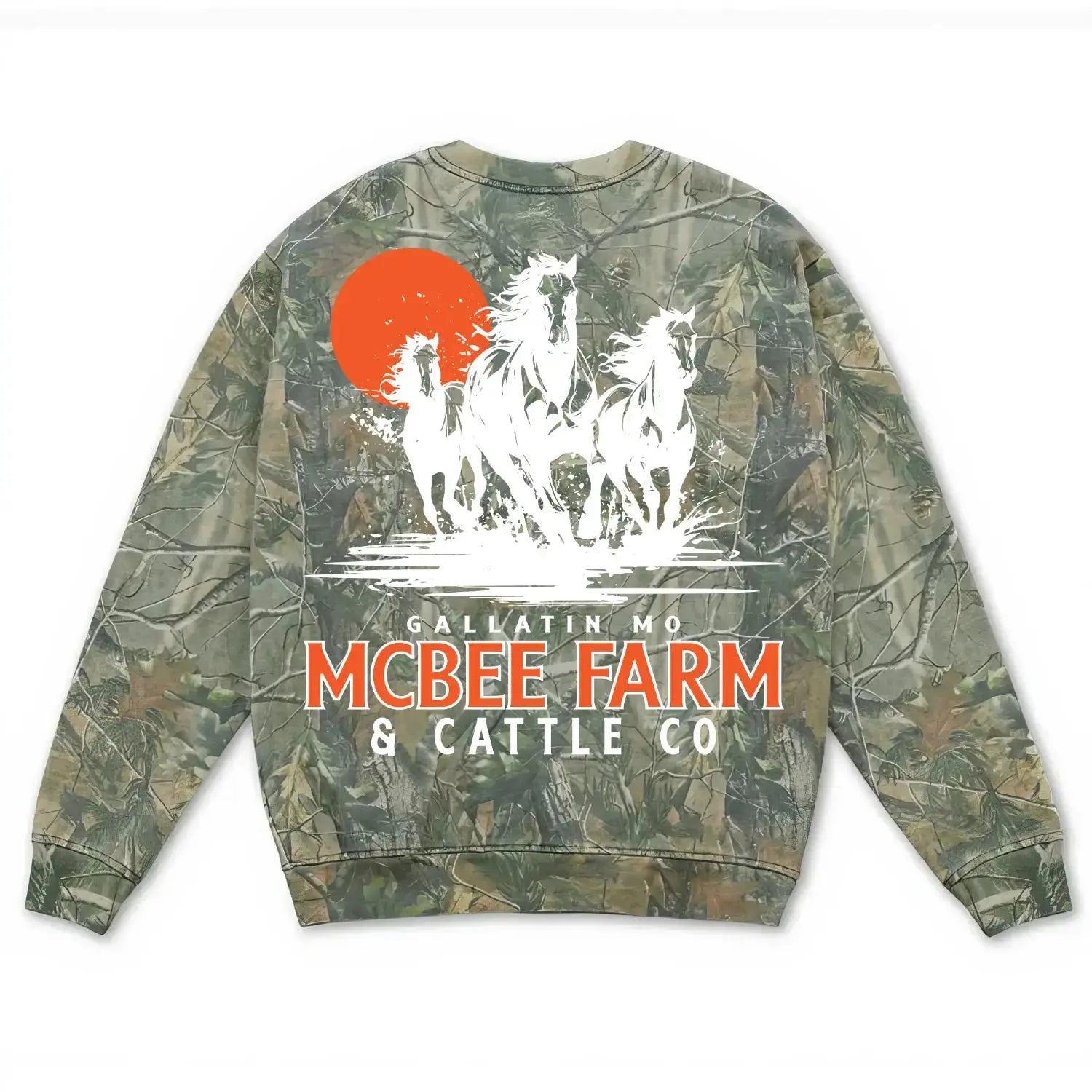 Run Free Vintage Crewneck McBee Farm & Cattle Co