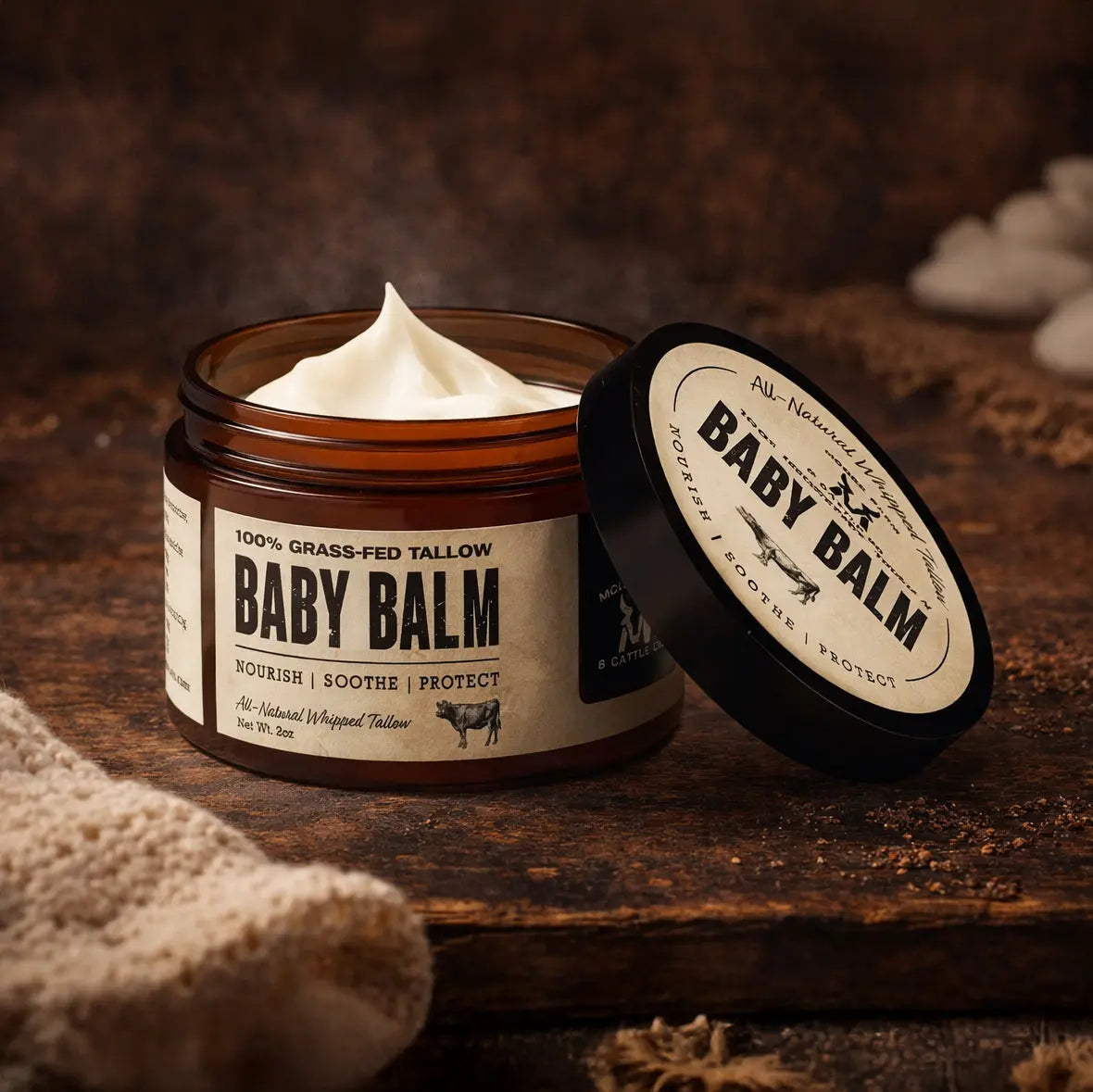 Whipped Tallow Baby Balm McBee Farm & Cattle Co