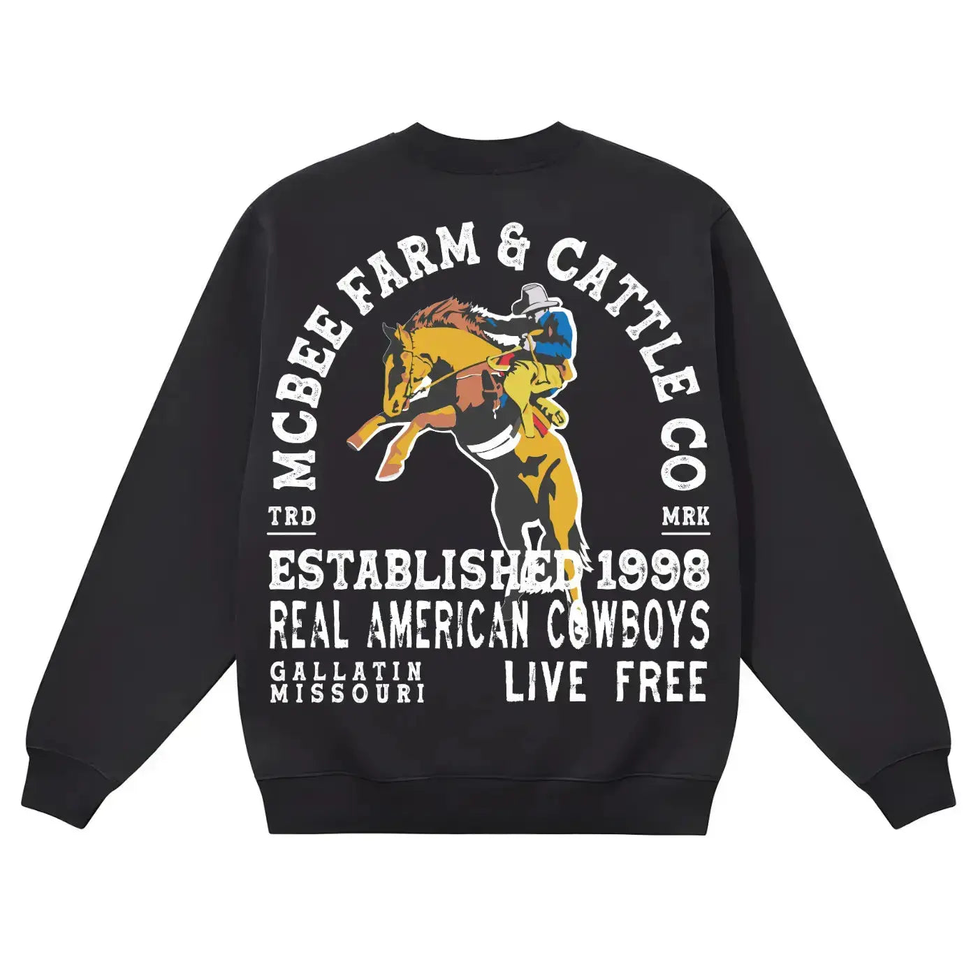 Bronco Breaker Crewneck McBee Farm & Cattle Co
