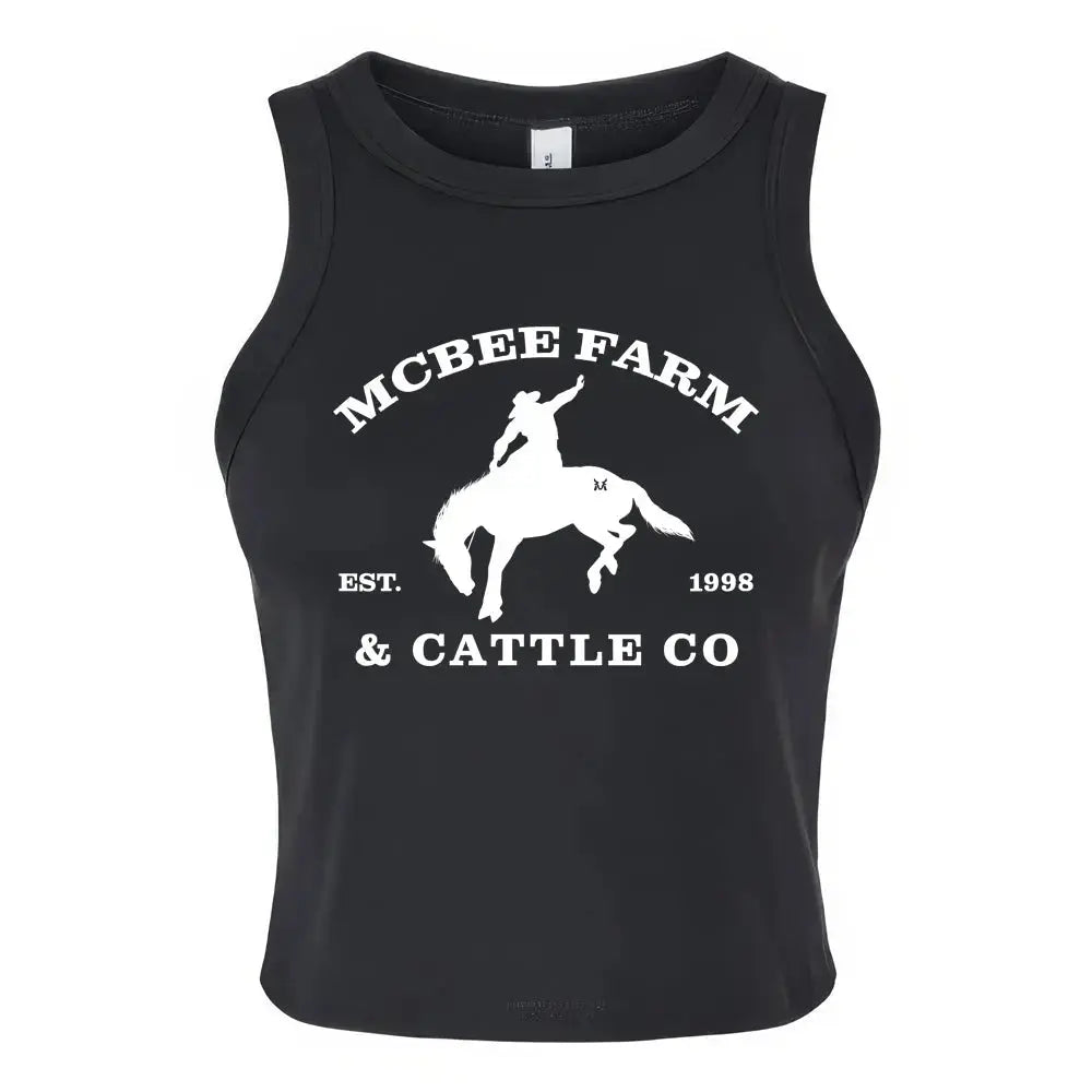 Buckin' Bronco Logo Tank Top McBee Farm & Cattle Co