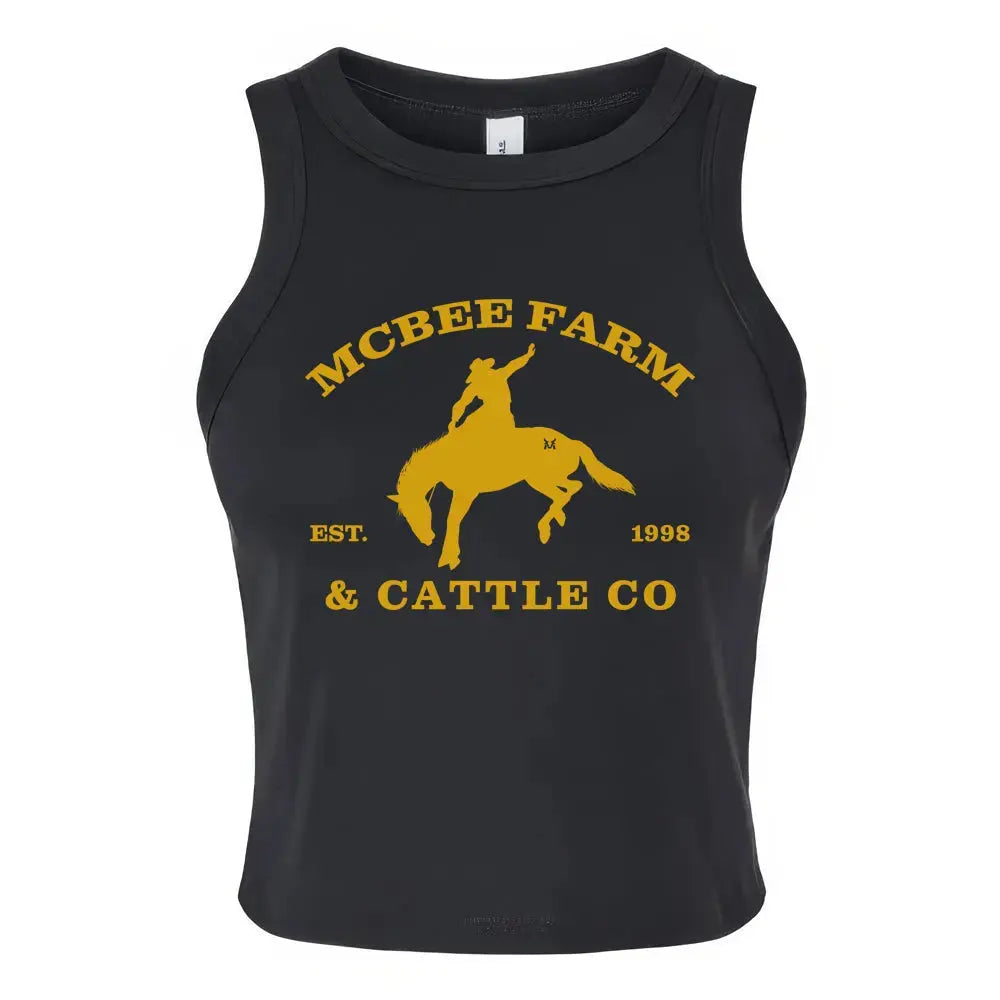 Buckin' Bronco Logo Tank Top McBee Farm & Cattle Co