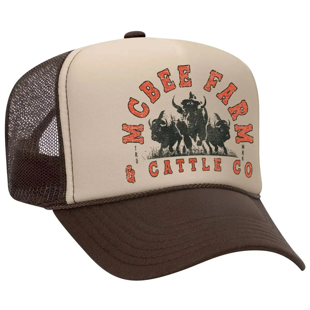 Bison Stampede Foam Trucker McBee Farm & Cattle Co