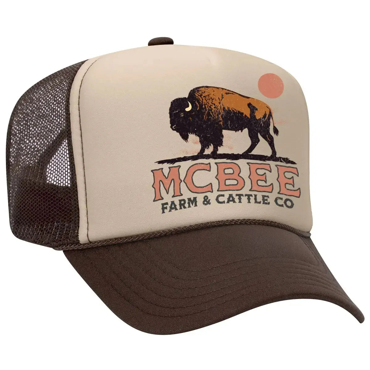 Lone Bison Foam Trucker McBee Farm & Cattle Co