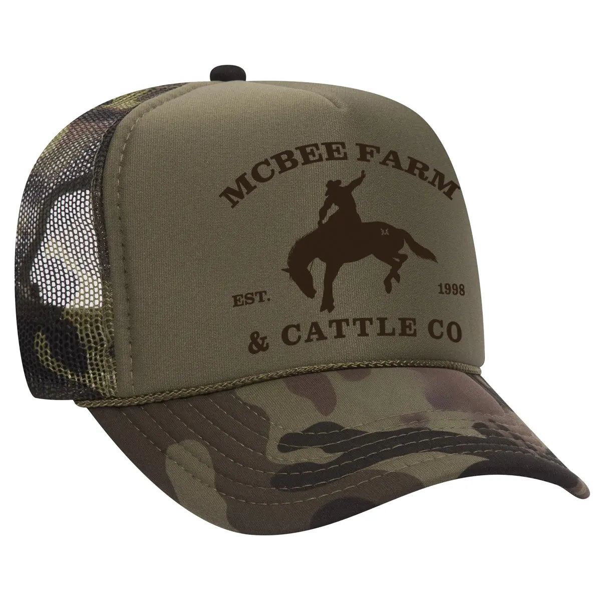 The Buckin' Bronc Trucker McBee Farm & Cattle Co