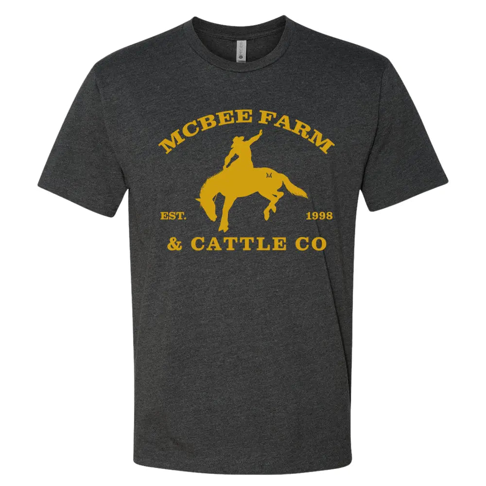 Buckin' Bronco Logo T-Shirt McBee Farm & Cattle Co