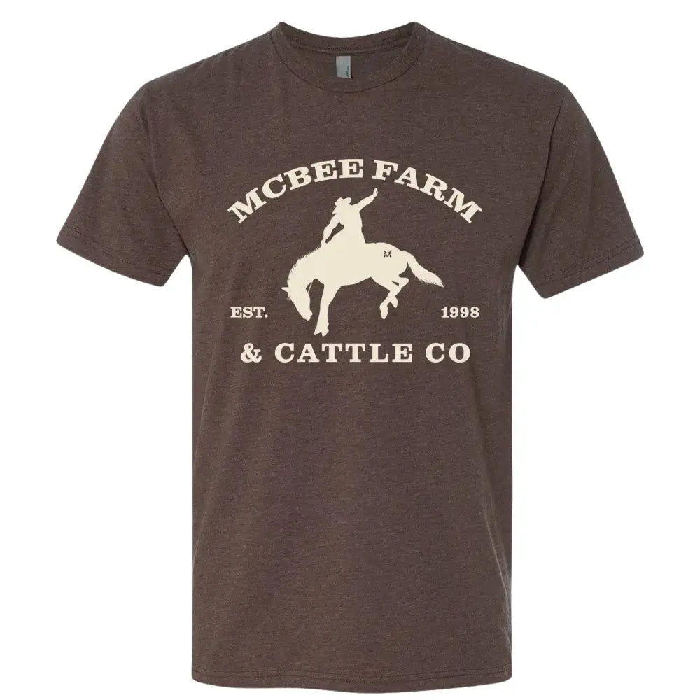Buckin' Bronco Oversized T-Shirt McBee Farm & Cattle Co