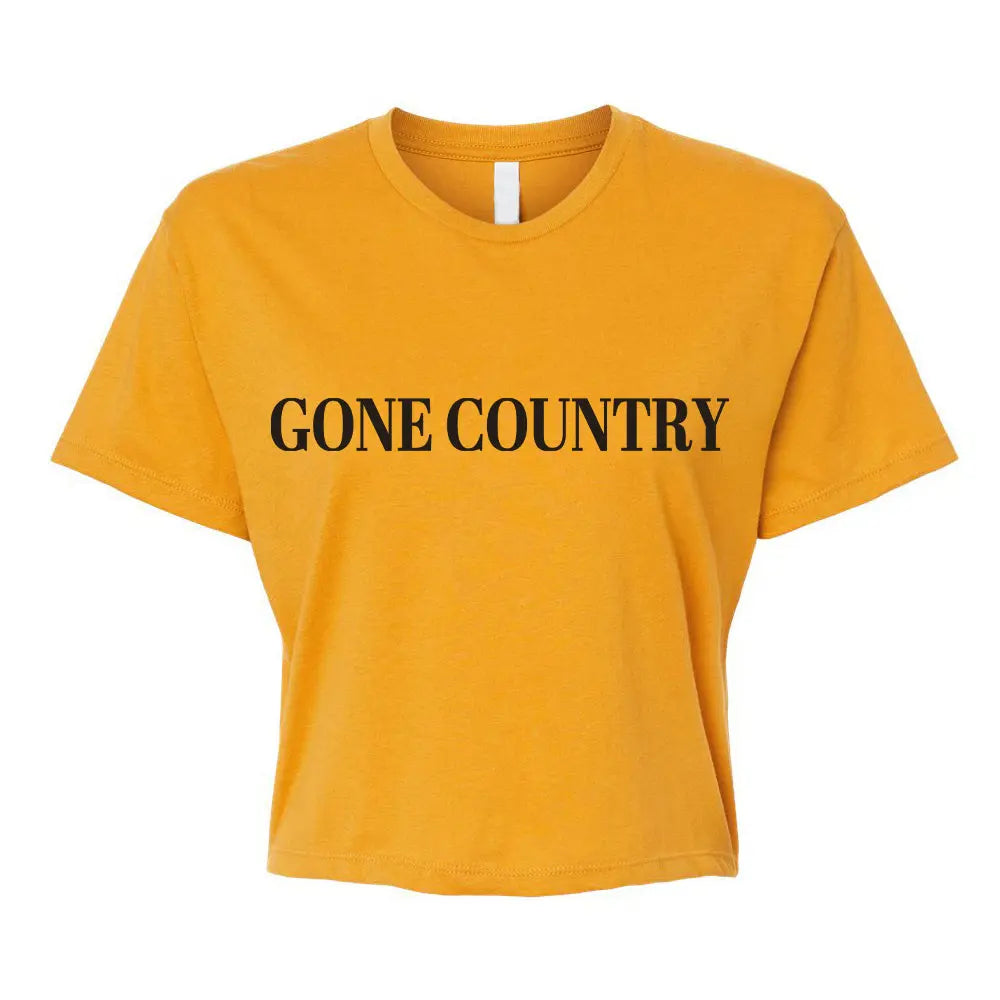 Gone Country Crop Top McBee Farm & Cattle Co