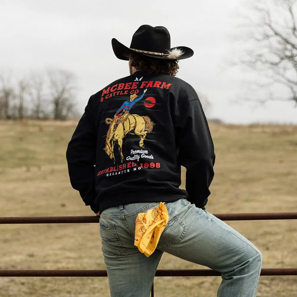 Hold On Tight Vintage T-Shirt McBee Farm & Cattle Co
