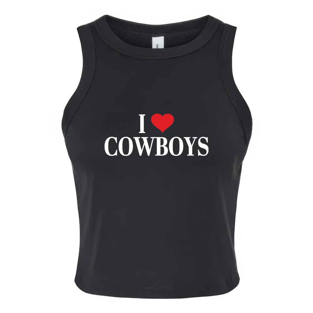 I Love Cowboys Tank Top McBee Farm & Cattle Co
