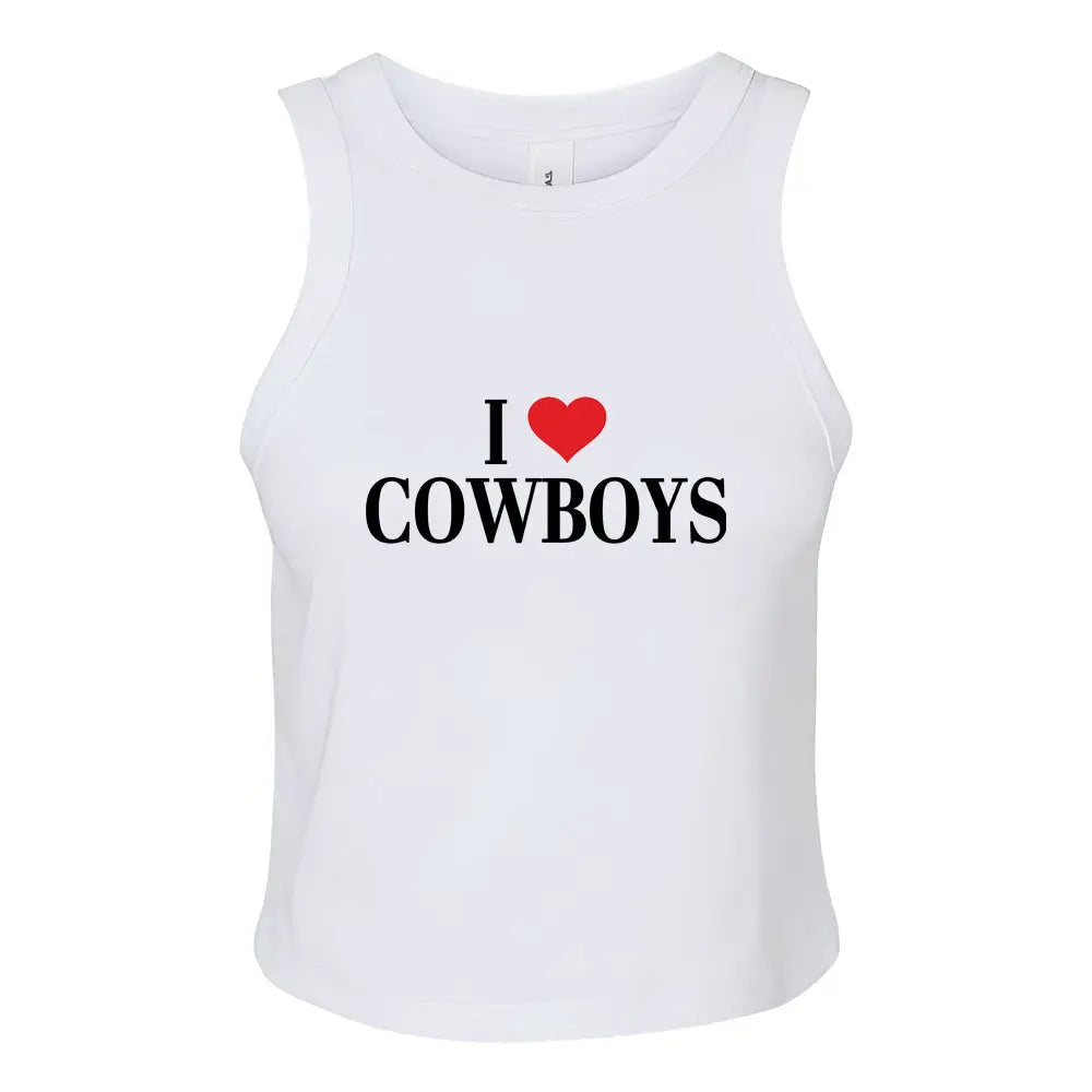 I Love Cowboys Tank Top McBee Farm & Cattle Co