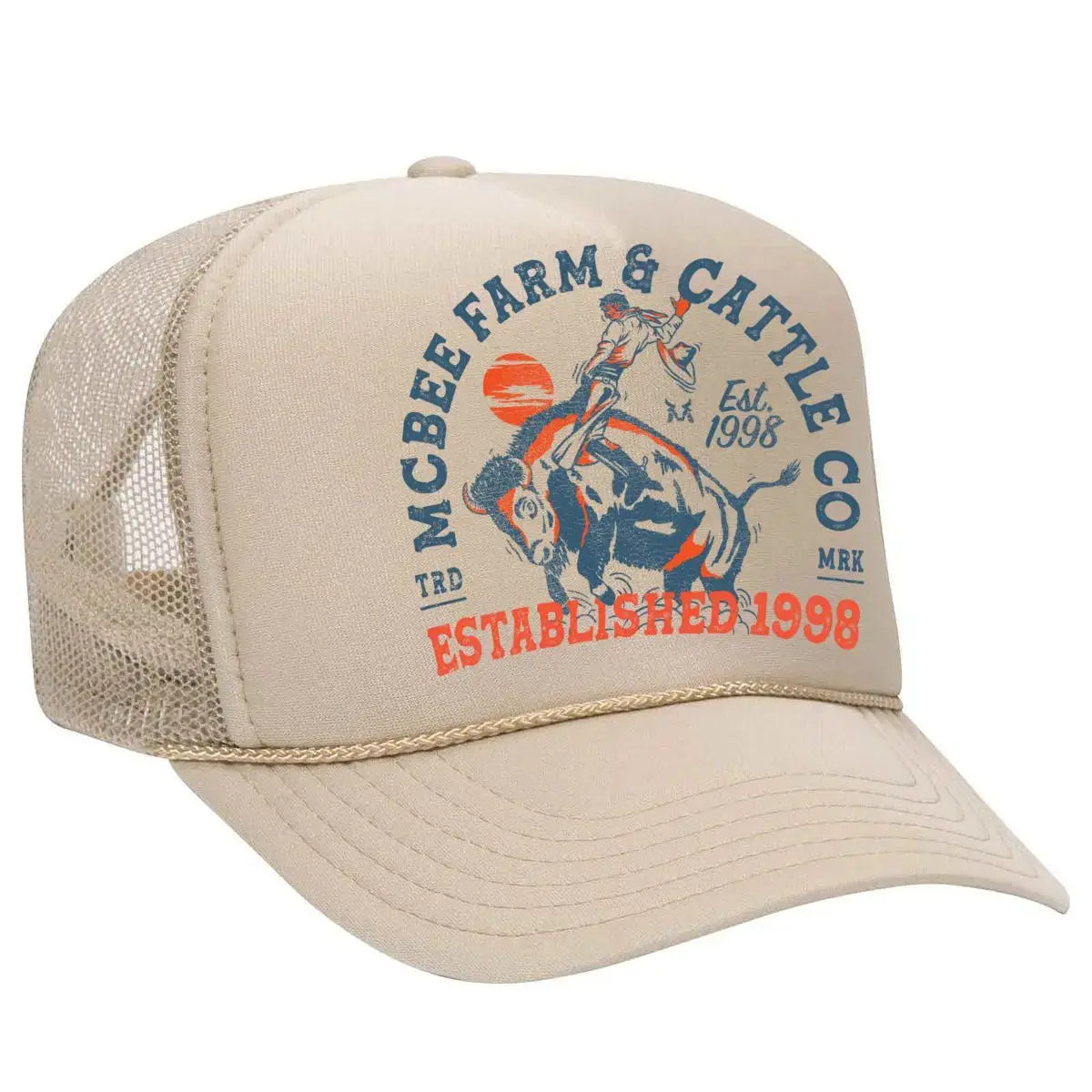 Buffalo Rider Foam Trucker McBee Farm & Cattle Co