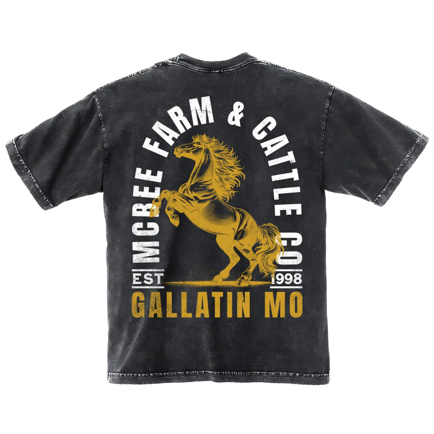 McBee Mustang T-Shirt McBee Farm & Cattle Co