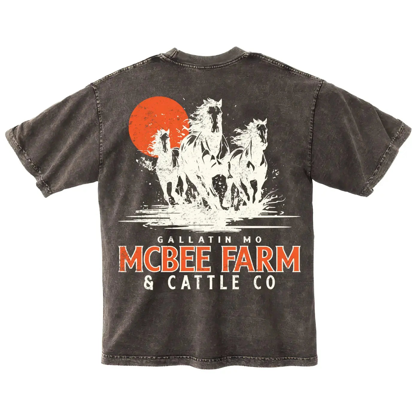 Run Free Vintage T-Shirt McBee Farm & Cattle Co
