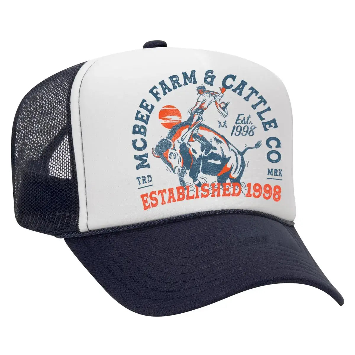 Buffalo Rider Foam Trucker McBee Farm & Cattle Co