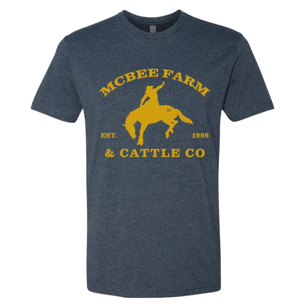 Buckin' Bronco Logo T-Shirt McBee Farm & Cattle Co