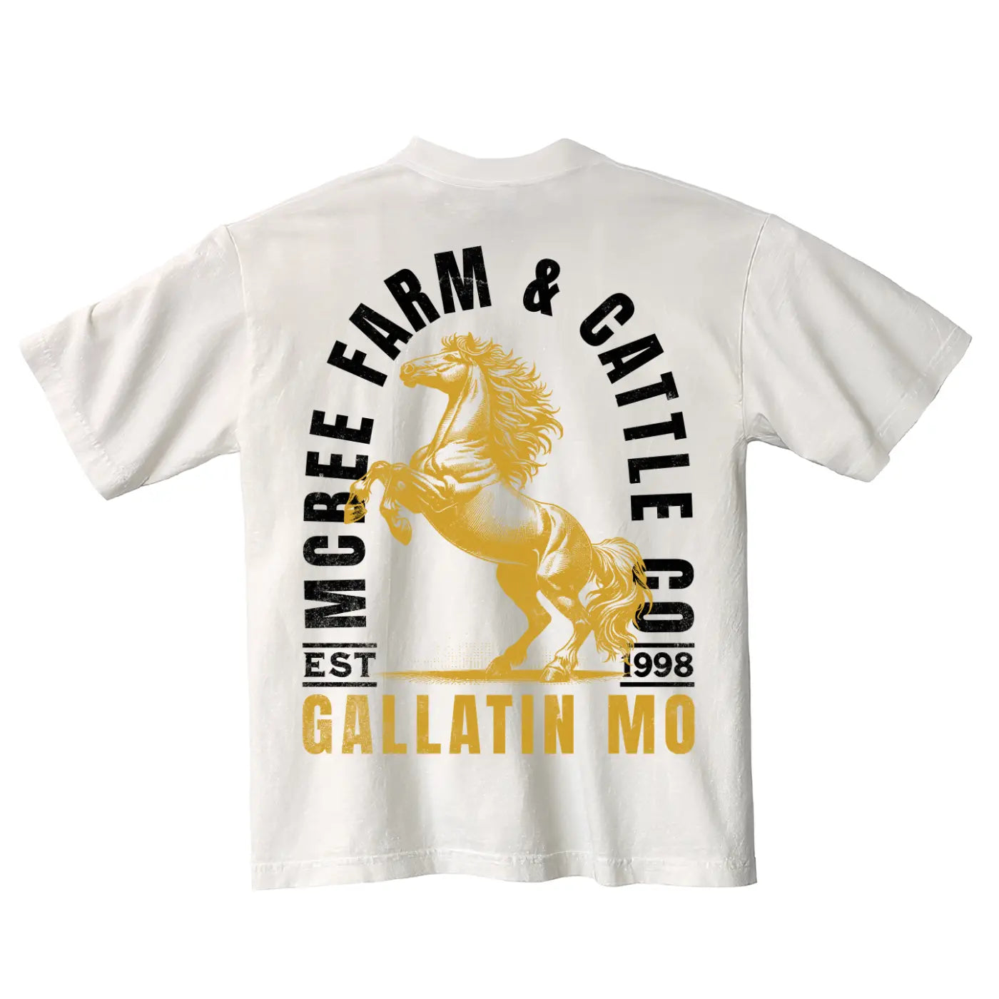 McBee Mustang T-Shirt McBee Farm & Cattle Co