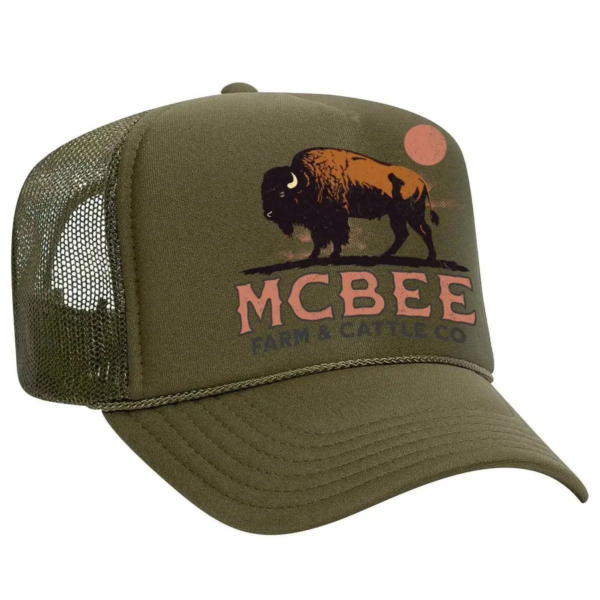 Lone Bison Foam Trucker McBee Farm & Cattle Co