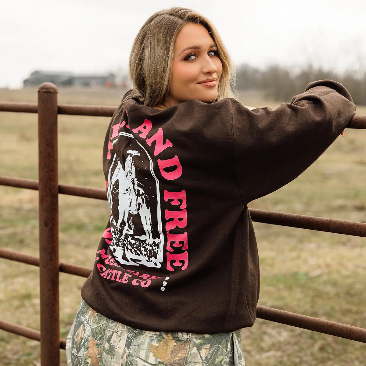 Stay Wild Western Crewneck McBee Farm & Cattle Co