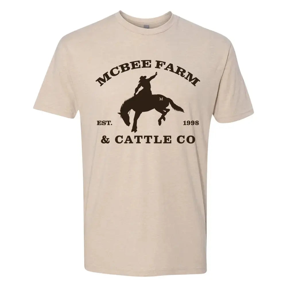 Buckin' Bronco Oversized T-Shirt McBee Farm & Cattle Co