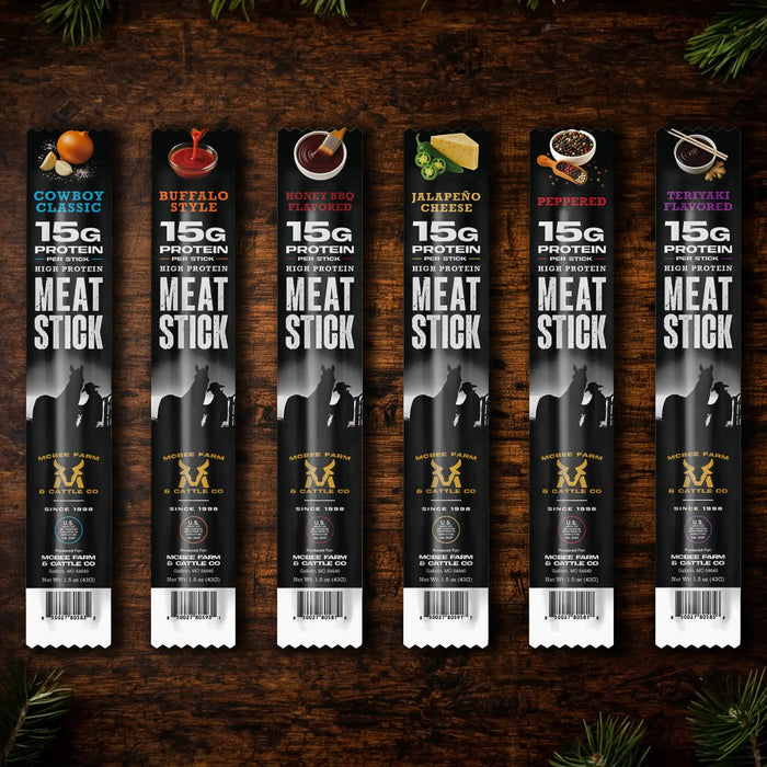High Protein Meat Stick Sampler Pack (Single Sticks)