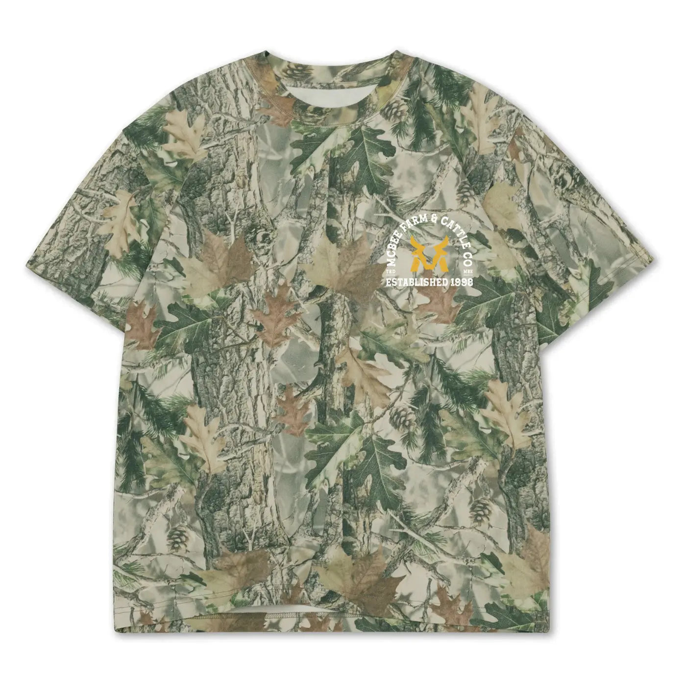 Bronco Breaker Camo T-Shirt McBee Farm & Cattle Co