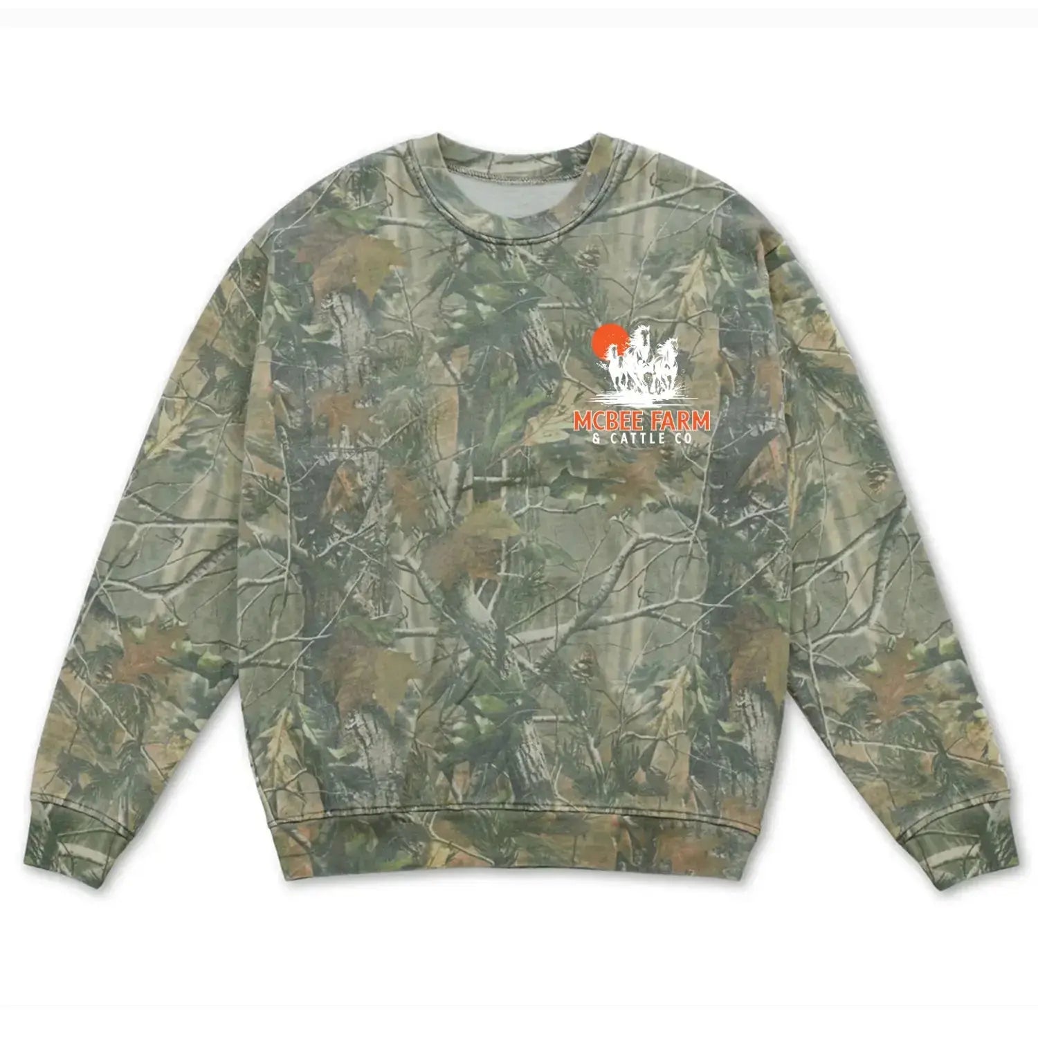 Run Free Vintage Crewneck McBee Farm & Cattle Co