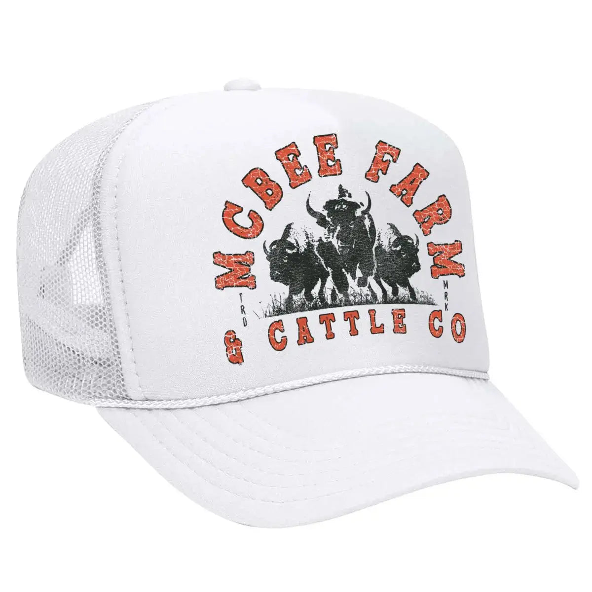 Bison Stampede Foam Trucker McBee Farm & Cattle Co
