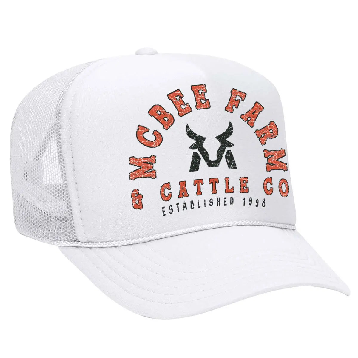 McBee Vintage Logo Trucker McBee Farm & Cattle Co