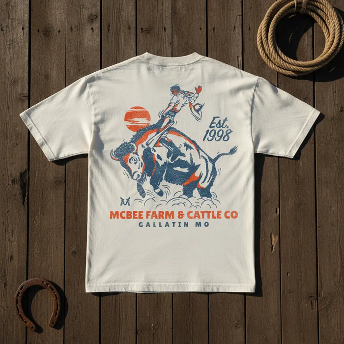 Guy On A Buffalo Vintage T-Shirt