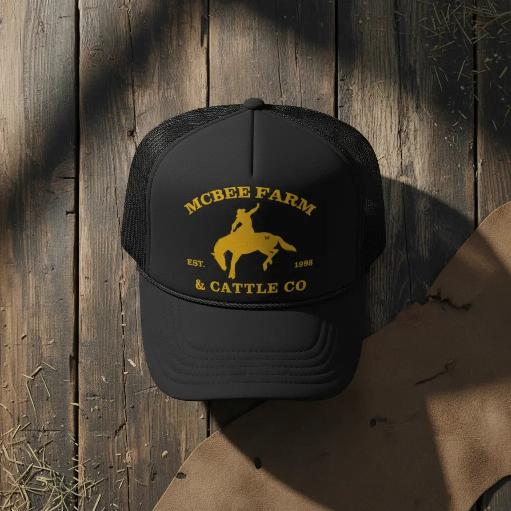 The Buckin' Bronc Trucker McBee Farm & Cattle Co