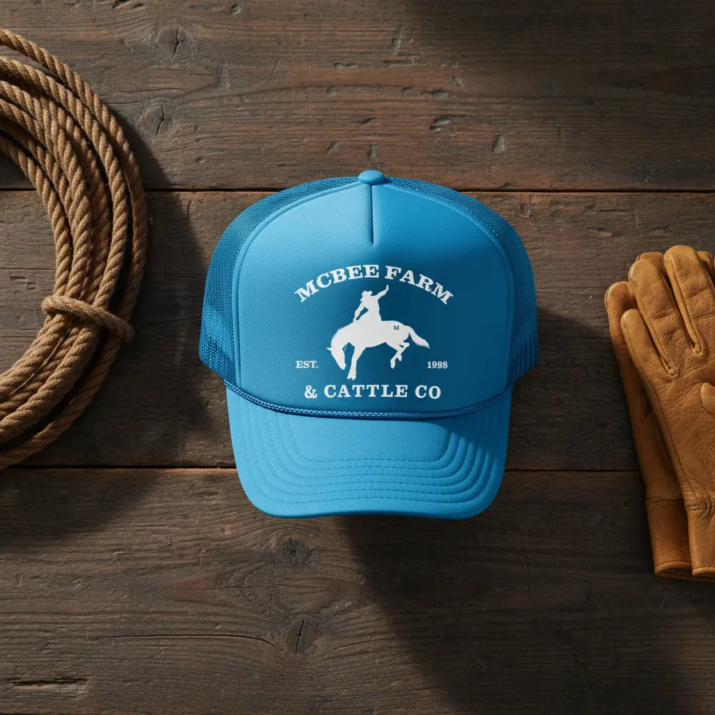 Women's Buckin' Bronc Foam Trucker McBee Farm & Cattle Co