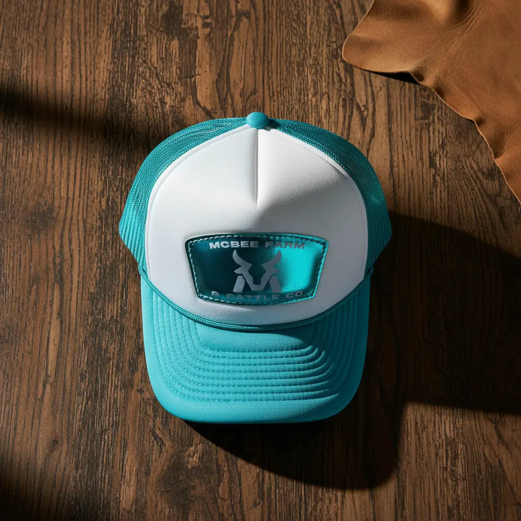 Limited Edition McBee Metallic Foam Trucker McBee Farm & Cattle Co