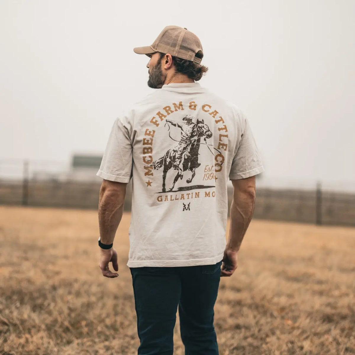 On The Run Vintage T-Shirt McBee Farm & Cattle Co