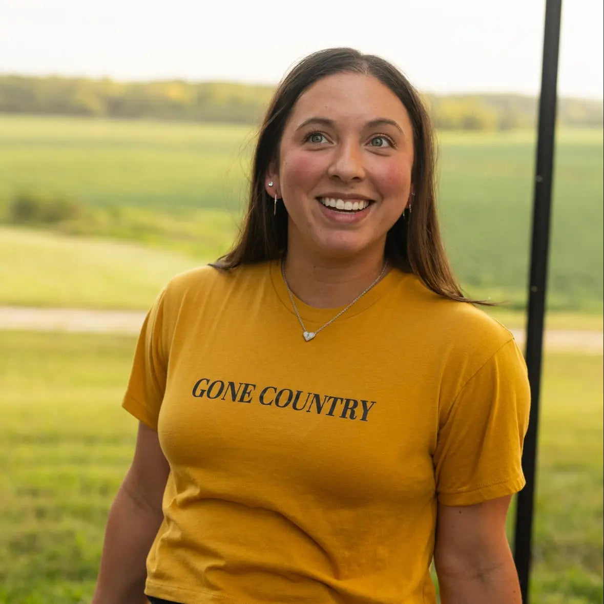 Gone Country Crop Top McBee Farm & Cattle Co