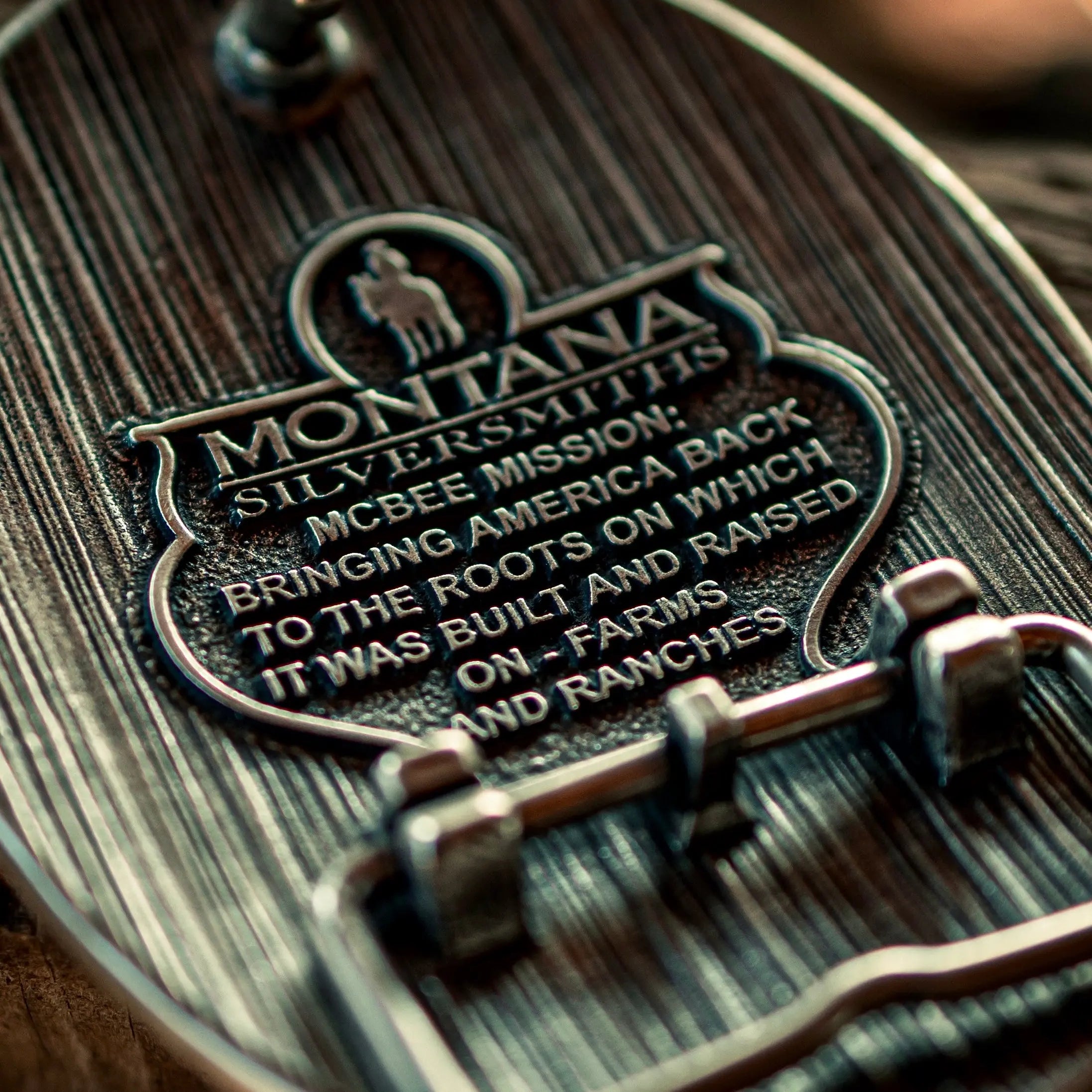 The McBee Classic Logo Buckle McBee Farm & Cattle Co