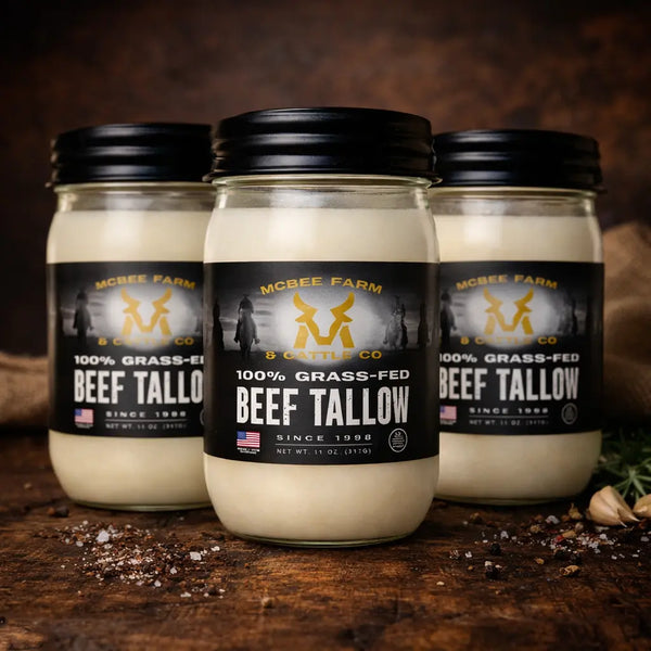100% Grass-Fed Beef Tallow