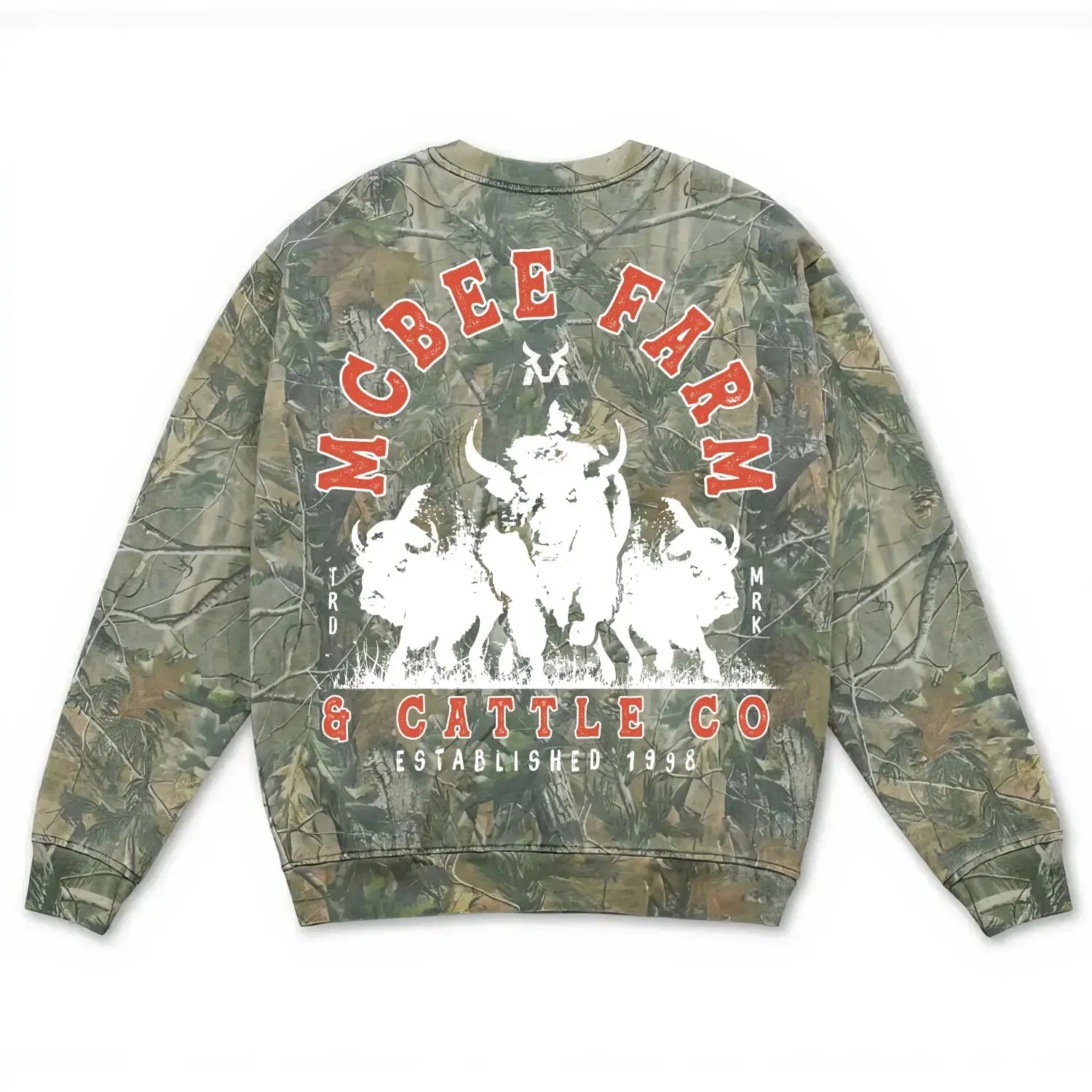 Stampede Camo Crewneck McBee Farm & Cattle Co