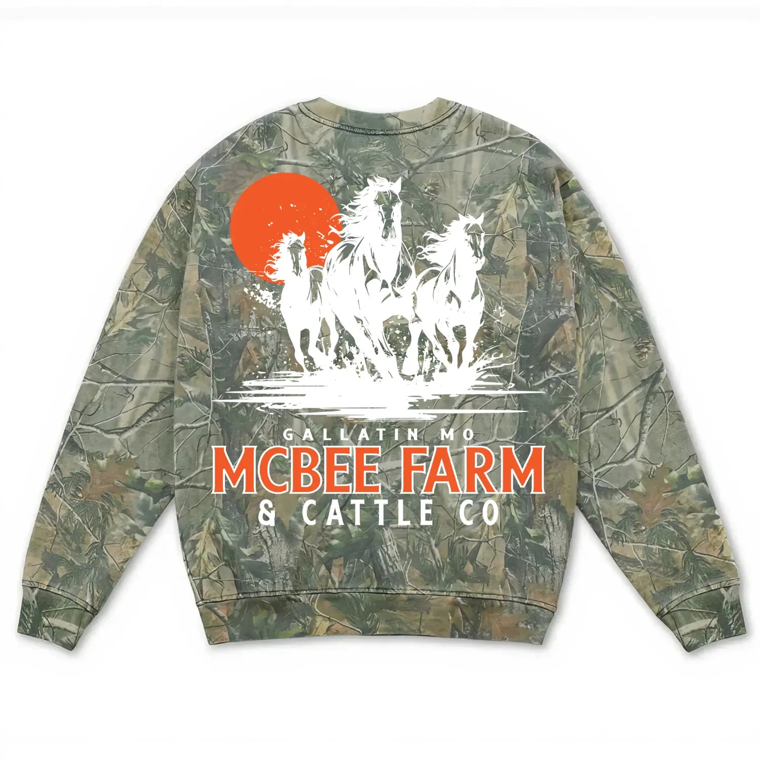 Run Free Vintage Crewneck McBee Farm & Cattle Co