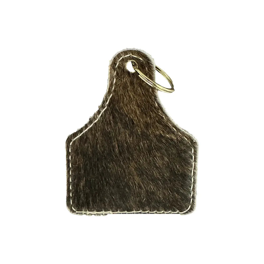 Leather Cattle Tag Key Chain McBee Farm & Cattle Co