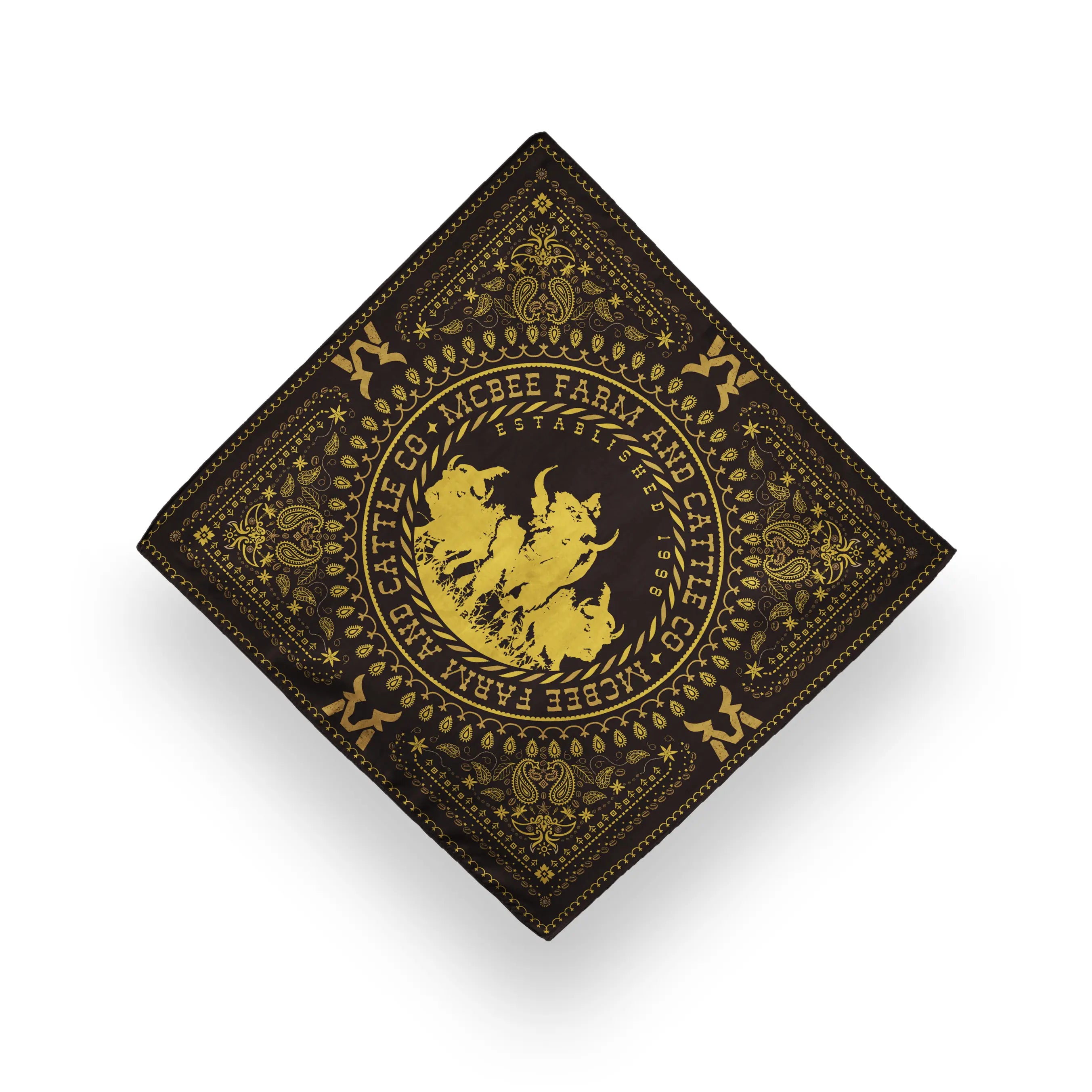 Bison Stampede Bandana McBee Farm & Cattle Co