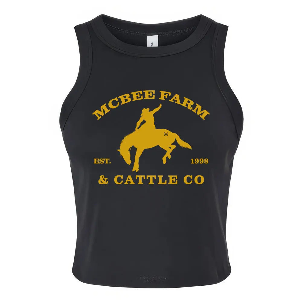 Buckin' Bronco Logo Tank Top McBee Farm & Cattle Co