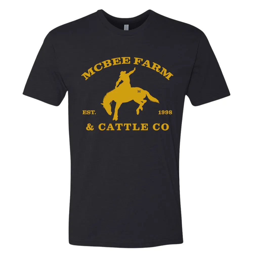 Buckin' Bronco Logo T-Shirt McBee Farm & Cattle Co